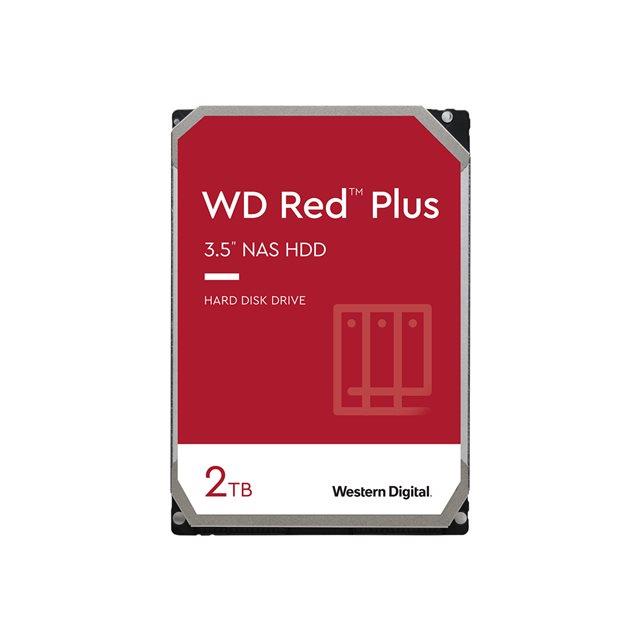 Western digital red plus disque dur 2 to 5400 tr/min 64 mo 3.5" sata