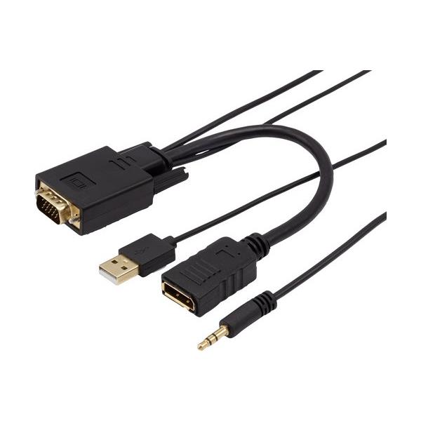 CONVERTISSEUR VGA+AUDIO VERS DISPLAYPORT