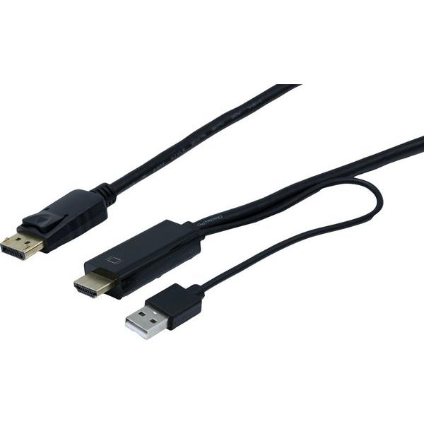 CORDON HDMI vers DisplayPort 4K -2M