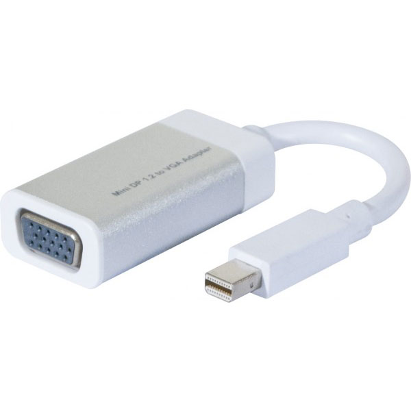 Convertisseur actif miniDisplayPort 1.2 - vga  botier mtal