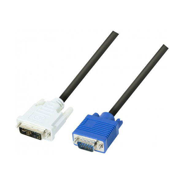 Cordon dvi-a/vga HD15M Single Link-2,0M