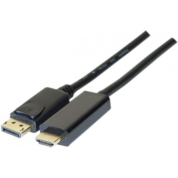 Cordon DisplayPort 1.2 vers HDMI 2.0 - 2 m