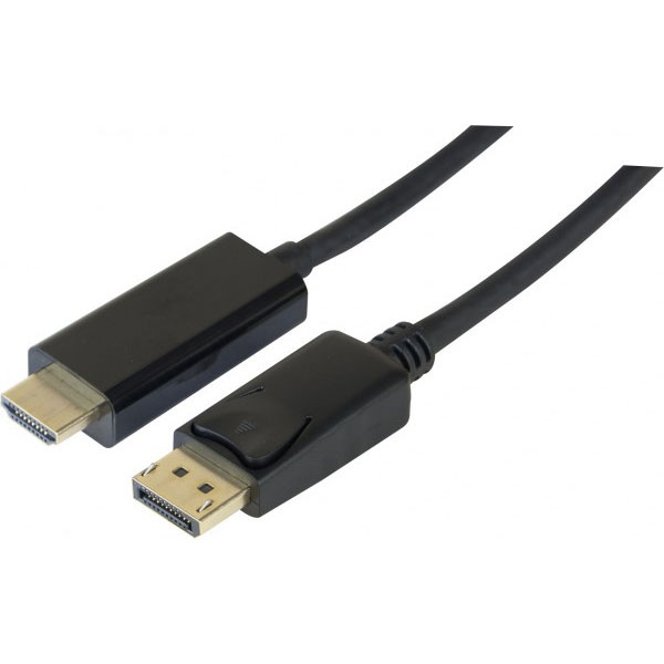 Cordon DisplayPort 1.2 vers HDMI 1.4 noir - 3m