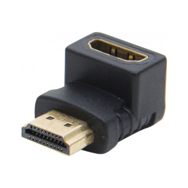 Adaptateur hdmi or m/f coude 90 - modle A