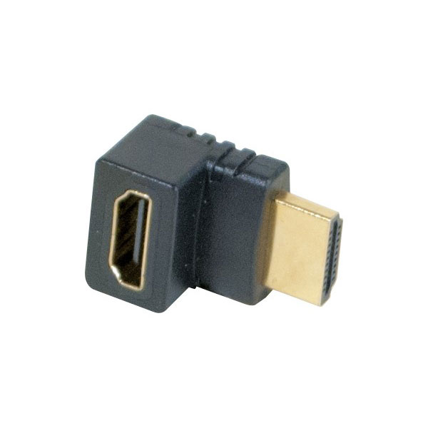 Adaptateur hdmi or m/f coude 90 - modele b