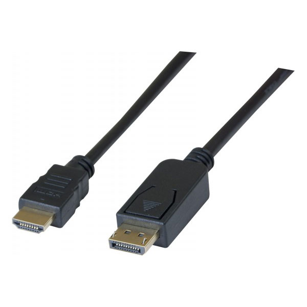 DP1.2 vers HDMI1.4 noir - 2m