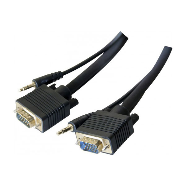 Cordon cran svga + audio - 1,80 m
