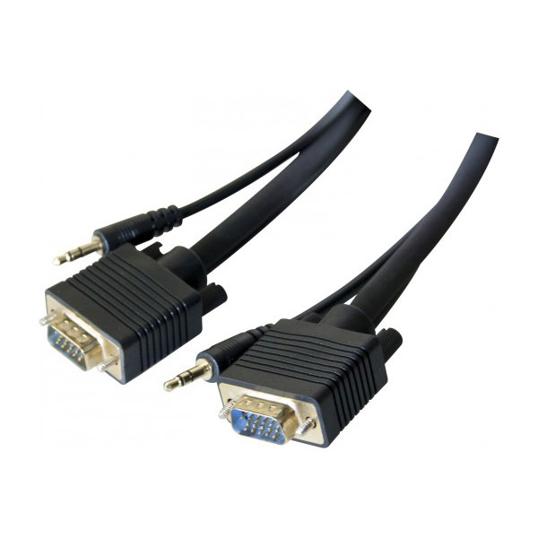 Cordon cran svga + audio - 5 m