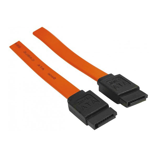 Cble sata 0,2 m sata 15 broches noir, orange