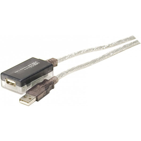 Cble usb usb 2.0 usb a gris, transparent