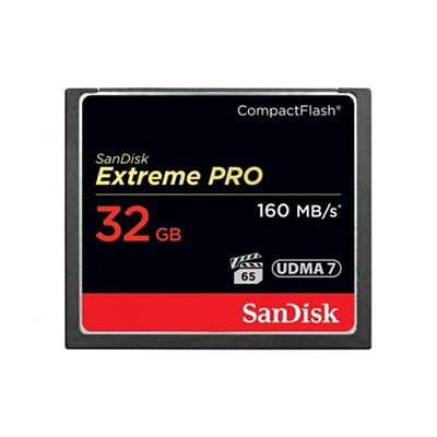 Sandisk 32gb extreme pro cf 160mb/s 32 go compactflash