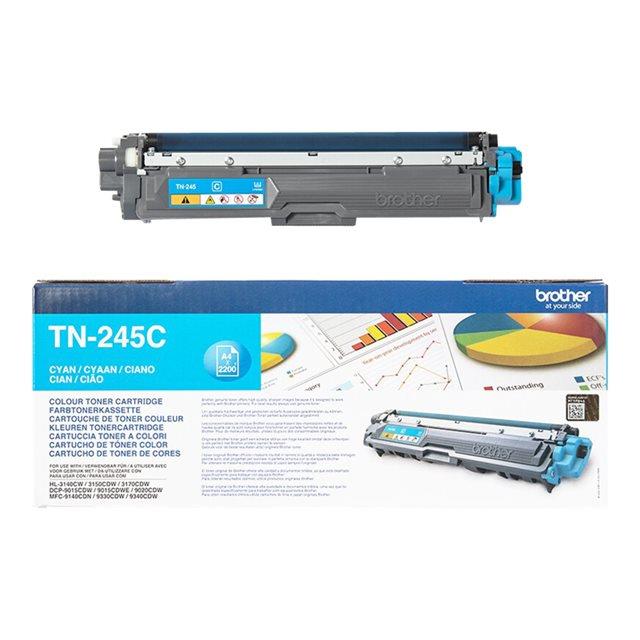 Cartouches de toner - Brother tn-245c - cartouche de toner originale - cyan