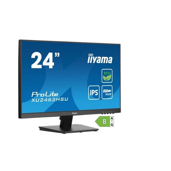 Iiyama prolite xu2463hsu-b1 cran plat de pc 60,5 cm (23.8") 1920 x 1080 pixels full hd led noir