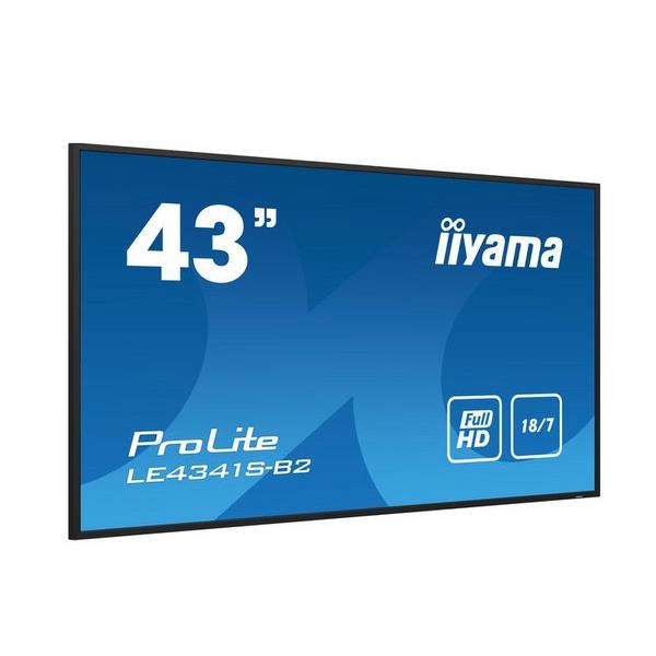 Iiyama prolite le4341s-b2 cran plat de signalisation numrique 108 cm (42.5") lcd 350 cd/m full hd noir 18/7