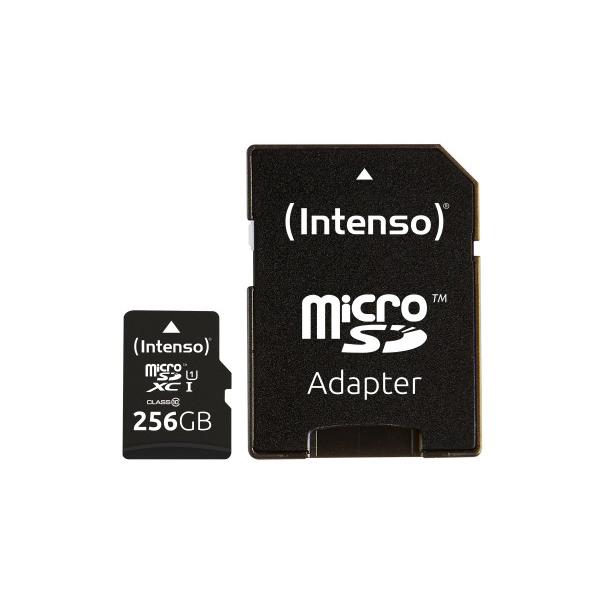 Intenso microsd karte uhs-i premium 256 go classe 10