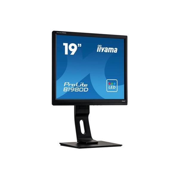 Iiyama prolite b1980d-b1 cran plat de pc 48,3 cm (19") 1280 x 1024 pixels sxga led noir