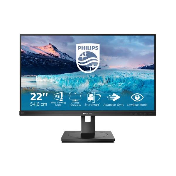 Philips s line 222s1ae/00 cran plat de pc 54,6 cm (21.5") 1920 x 1080 pixels full hd lcd noir