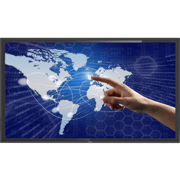 Philips 55bdl3452t/00 cran d'affichage dynamique cran plat de signalisation numrique 139,7 cm (55") ips wifi 400 cd/m 4k ultra hd cran tactile intgr dans le processeur android 8.0