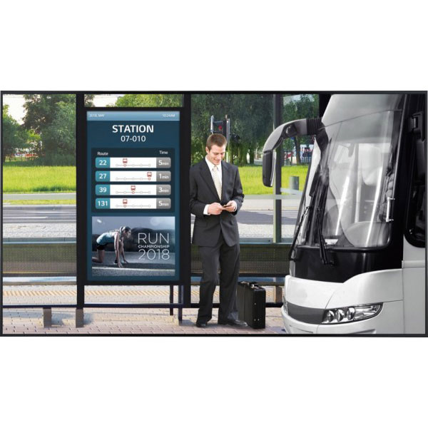 Lg 49xs2e-b cran d'affichage dynamique cran plat de signalisation numrique 124,5 cm (49") ips 2500 cd/m full hd noir webos 24/7