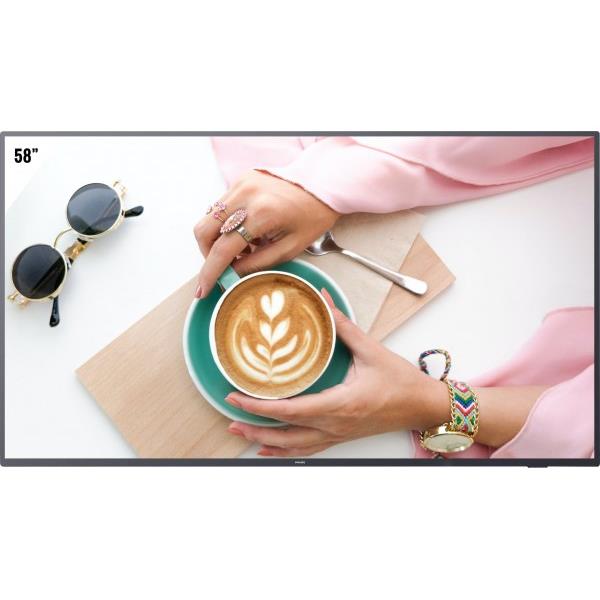 Philips 58bfl2114/12 cran d'affichage dynamique 147,3 cm (58") led wifi 350 cd/m 4k ultra hd noir android 9.0