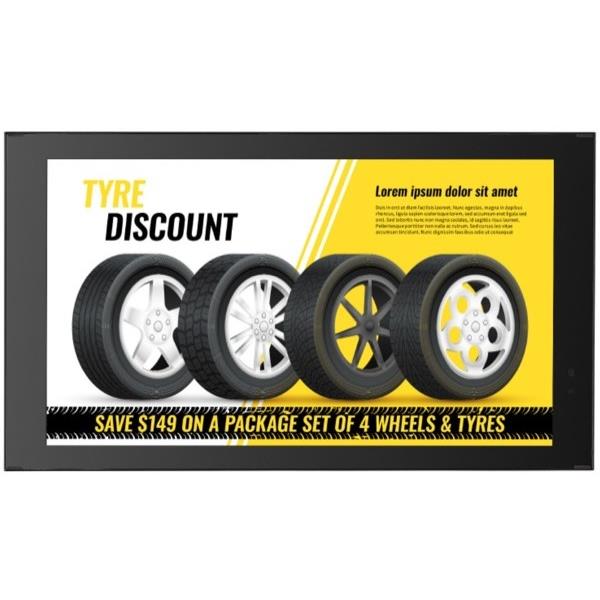 Lg 22xe1j-b cran d'affichage dynamique cran plat de signalisation numrique 54,6 cm (21.5") ips wifi 1500 cd/m full hd noir intgr dans le processeur webos 24/7