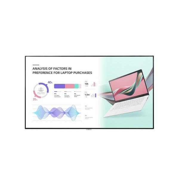 Lg 98uh5j-h cran d'affichage dynamique cran plat de signalisation numrique 2,49 m (98") lcd wifi 500 cd/m 4k ultra hd noir webos 24/7