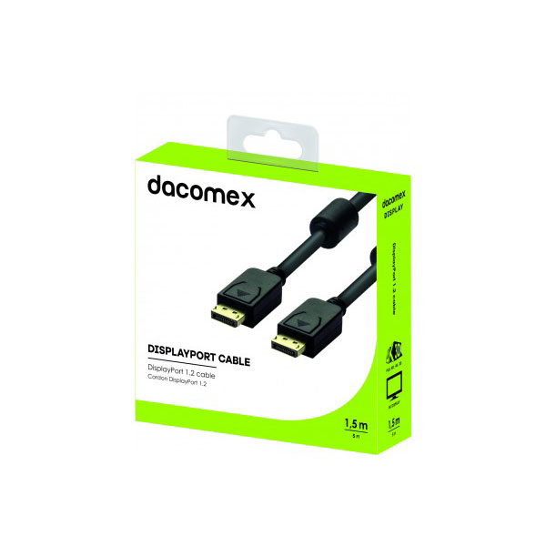 DACOMEX cordon displayport 1.2 HQ