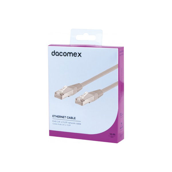 Dacomex 199069 cble de rseau gris 5 m cat6 f/utp (ftp)