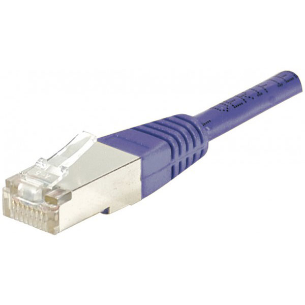 Exc 234160 cble de rseau violet 0,5 m cat6 f/utp (ftp)
