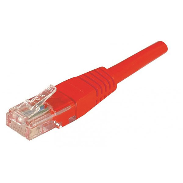 Dexlan 243710 cble de rseau rouge 1 m cat6 u/utp (utp)