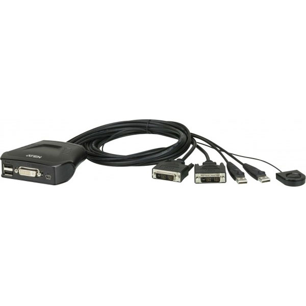 Aten CS22D switch KVM DVI/USB avec tlcommande