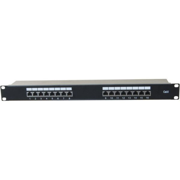 Panneau 19" 1U 16 ports CAT6 stp