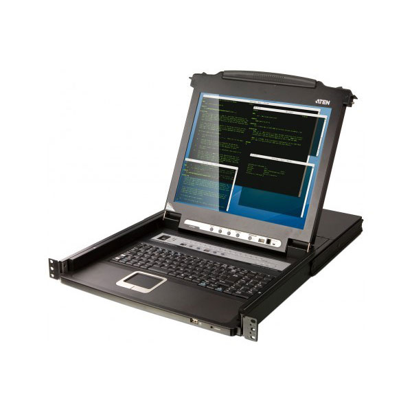 Aten CL5708M console LCD 17  KVM 8 ports VGA/USB-PS2