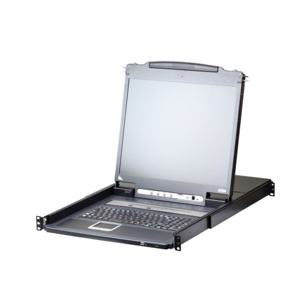 Aten commutateur kvm vga lcd  un seul rail 16 ports ps/2-usb sur ip accs de partage 1 local/distant