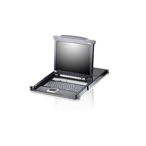 Aten commutateur kvm vga lcd  un seul rail ps/2-usb 16 ports