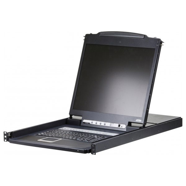 Aten commutateur kvm vga lcd  un seul rail ps/2-usb 16 ports