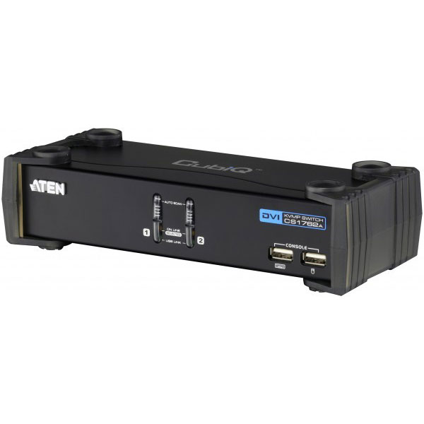 Aten CS1762A KVM DVI / USB + Audio - 2 ports avec cables