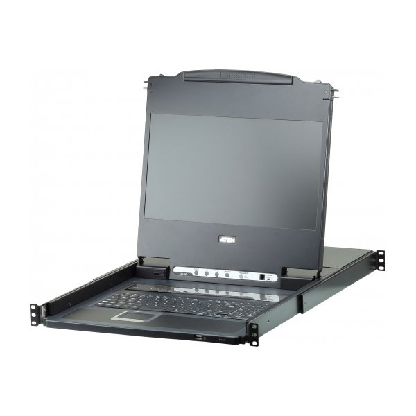 Aten cl6708mw-ata-ag support d'ordinateurs 43,9 cm (17.3") 1920 x 1080 pixels mtal, plastique noir 1u
