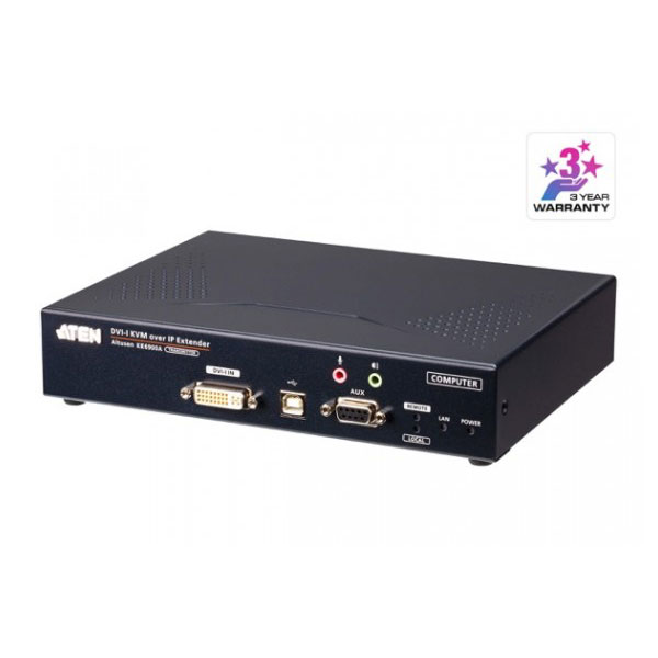 Aten metteur kvm un affichage dvi-i sur ip