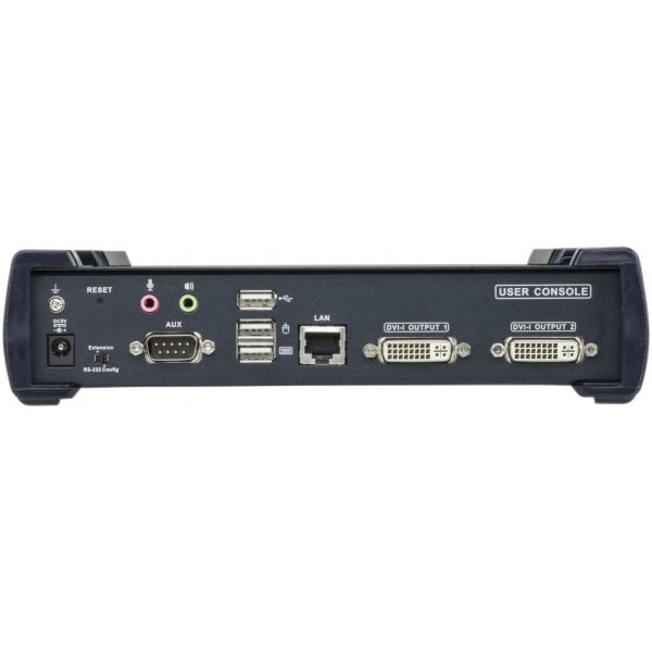 Aten PREMIUM KE6940 Prolongateur KVM Double cran DVI / USB sur IP