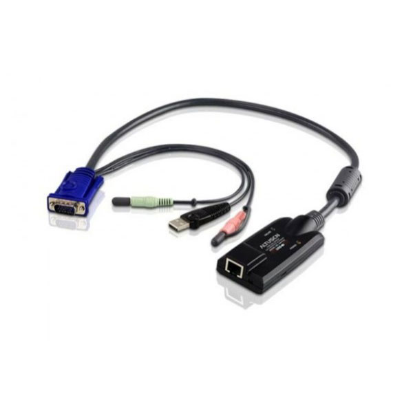 Aten adaptateur kvm de support virtuel vga/audio usb