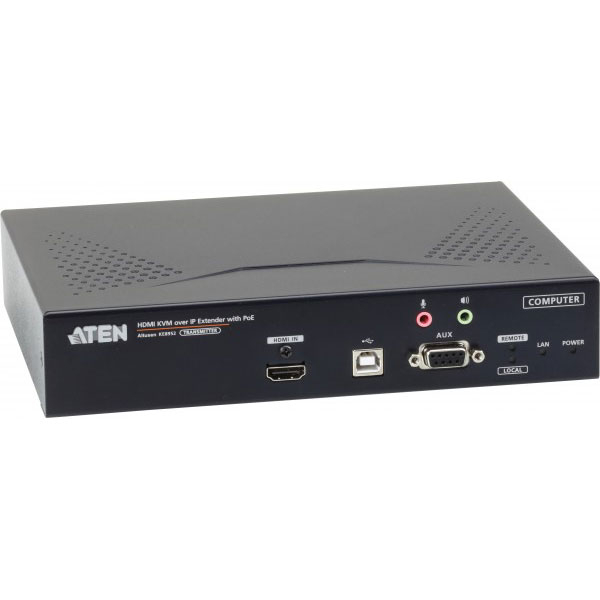 Aten metteur kvm un affichage hdmi 4k sur ip avec poe