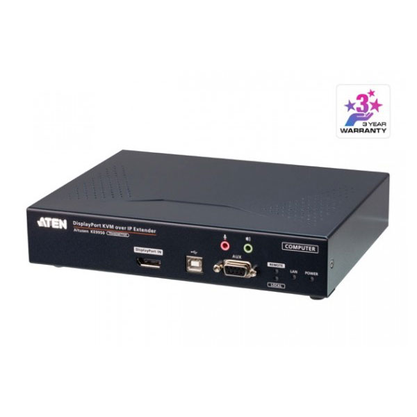 Aten metteur kvm un affichage displayport 4k sur ip