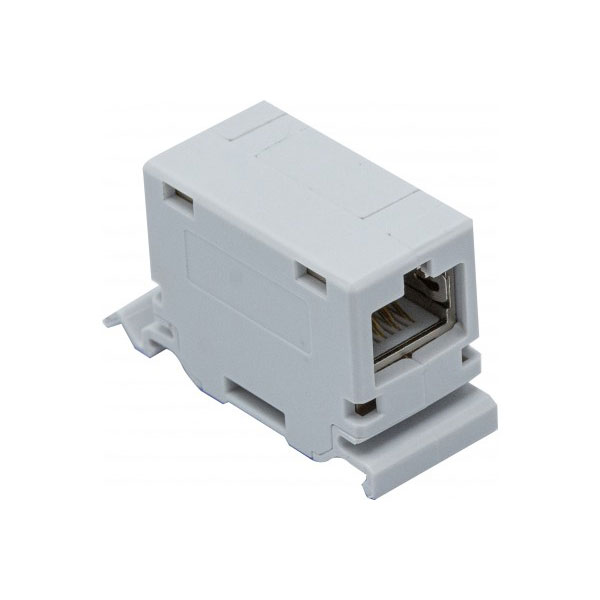 COUPLEUR RAIL DIN RJ45 CAT6A STP pas cher Office