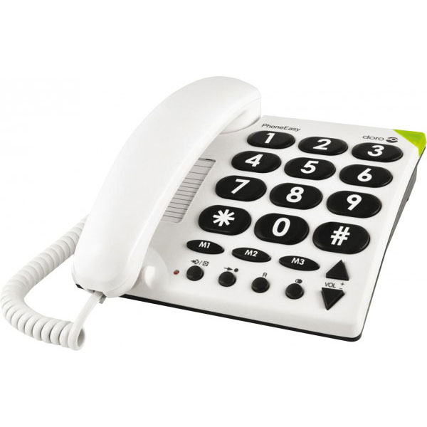 Doro phoneeasy 311c tlphone analogique blanc