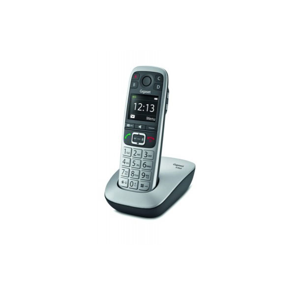 Gigaset e560 tlphone tlphone dect identification de l'appelant noir, argent