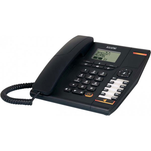 Alcatel temporis 880 tlphone analog/dect identification de l'appelant noir