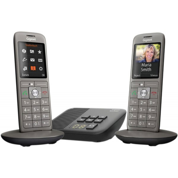 Gigaset cl660a duo tlphone analog/dect identification de l'appelant gris