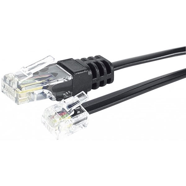 Cble de tlphone 2 m noir