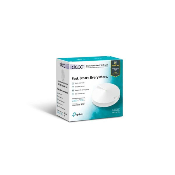 Tp-link deco m9 plus tri-bande (2,4 ghz / 5 ghz / 5 ghz) wi-fi 5 (802.11ac) blanc 2 interne